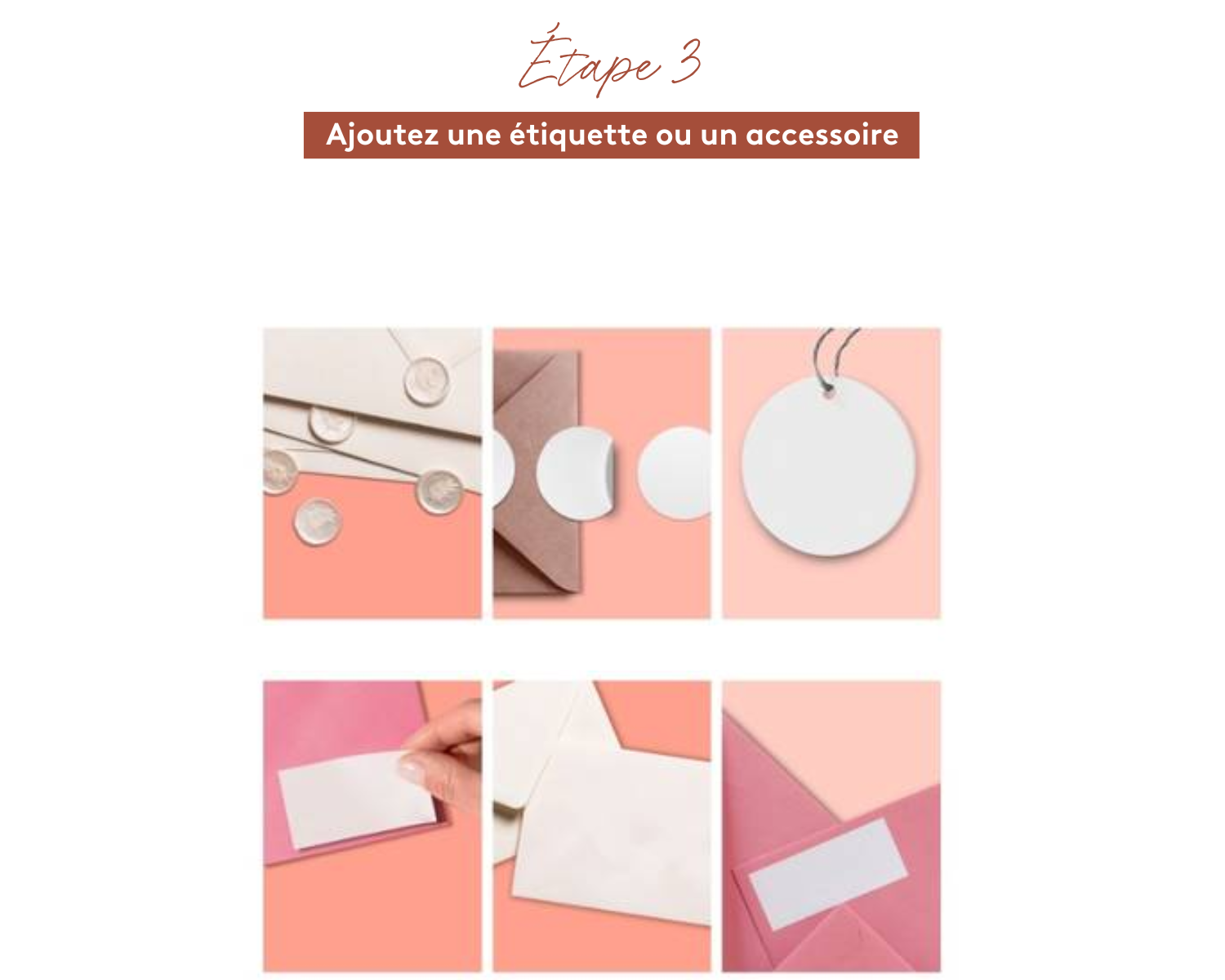 Accessoire avec faire-part mariage