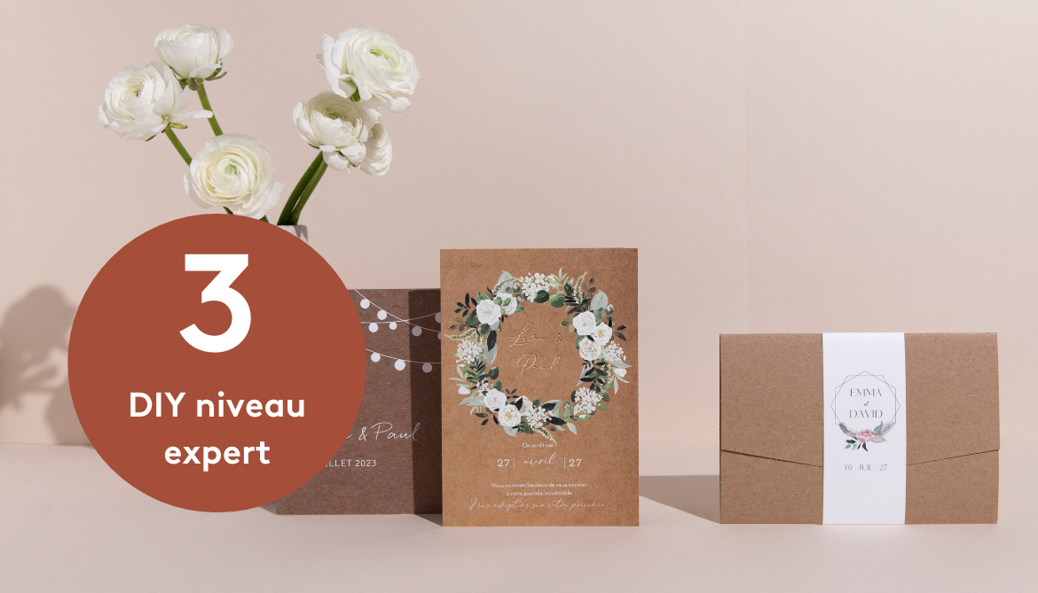 DIY faire part mariage niveau expert